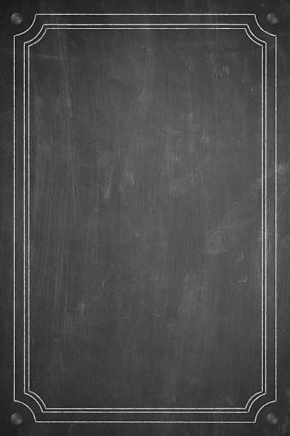 blank menu background scream chalkboard menu