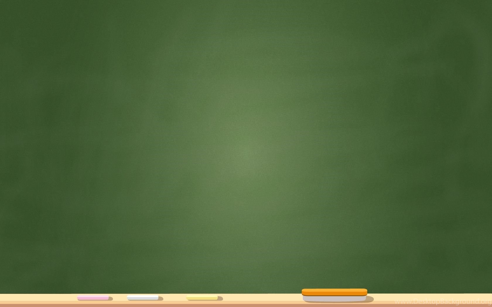 green board pencils and eraser powerpoint chalkboard background