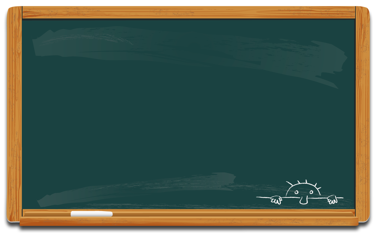 green board with chalk background powerpoint