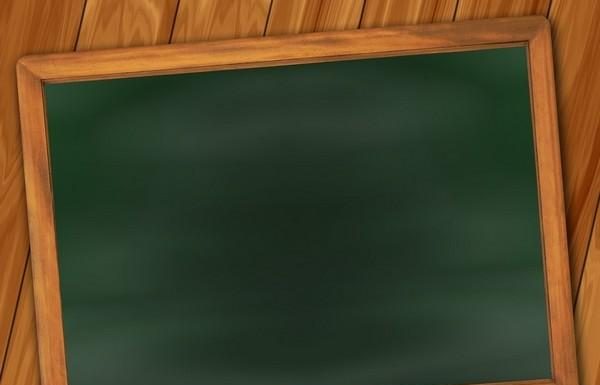 green wood chalkboard frame ppt background