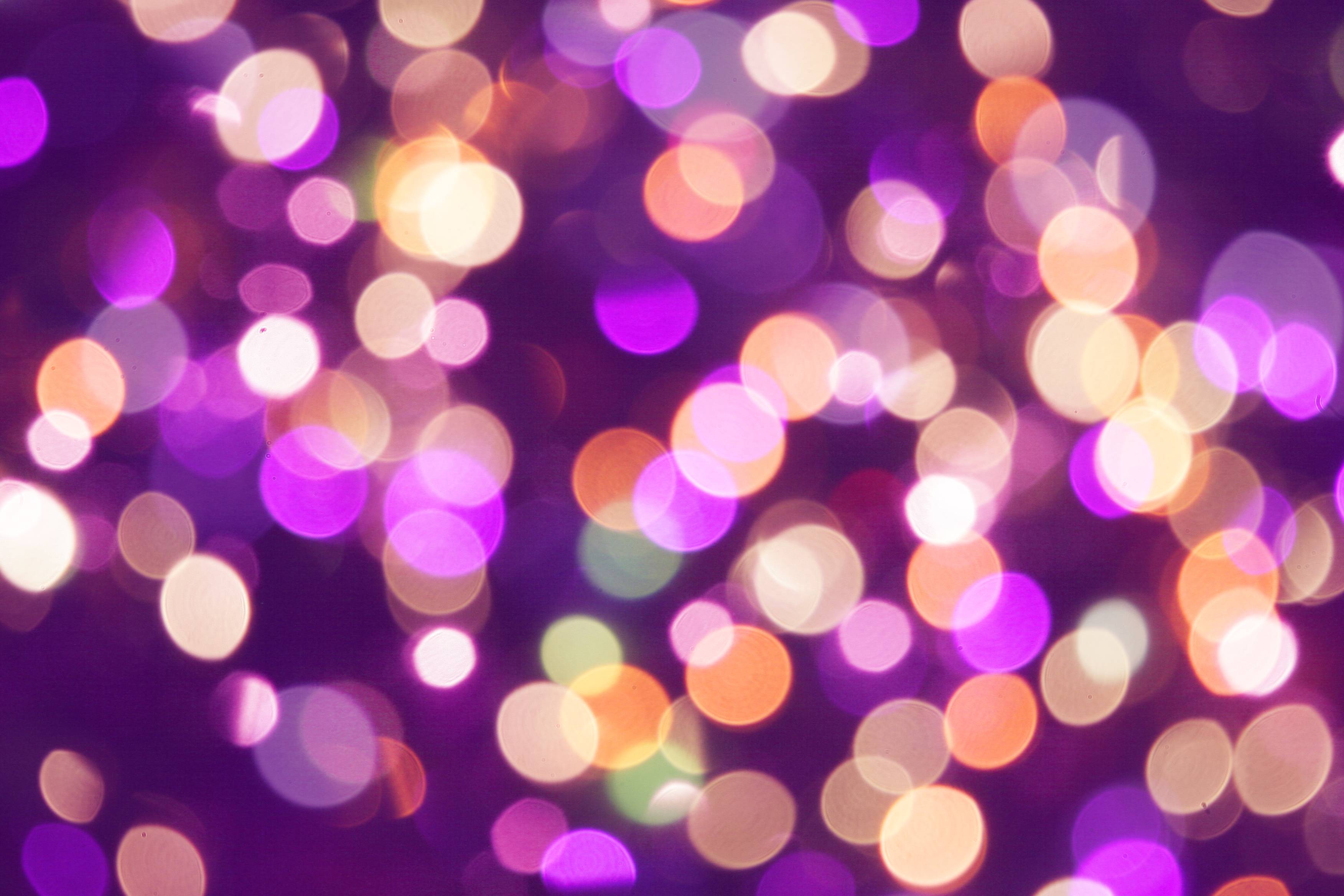 purple blurred christmas lights ppt hd images download