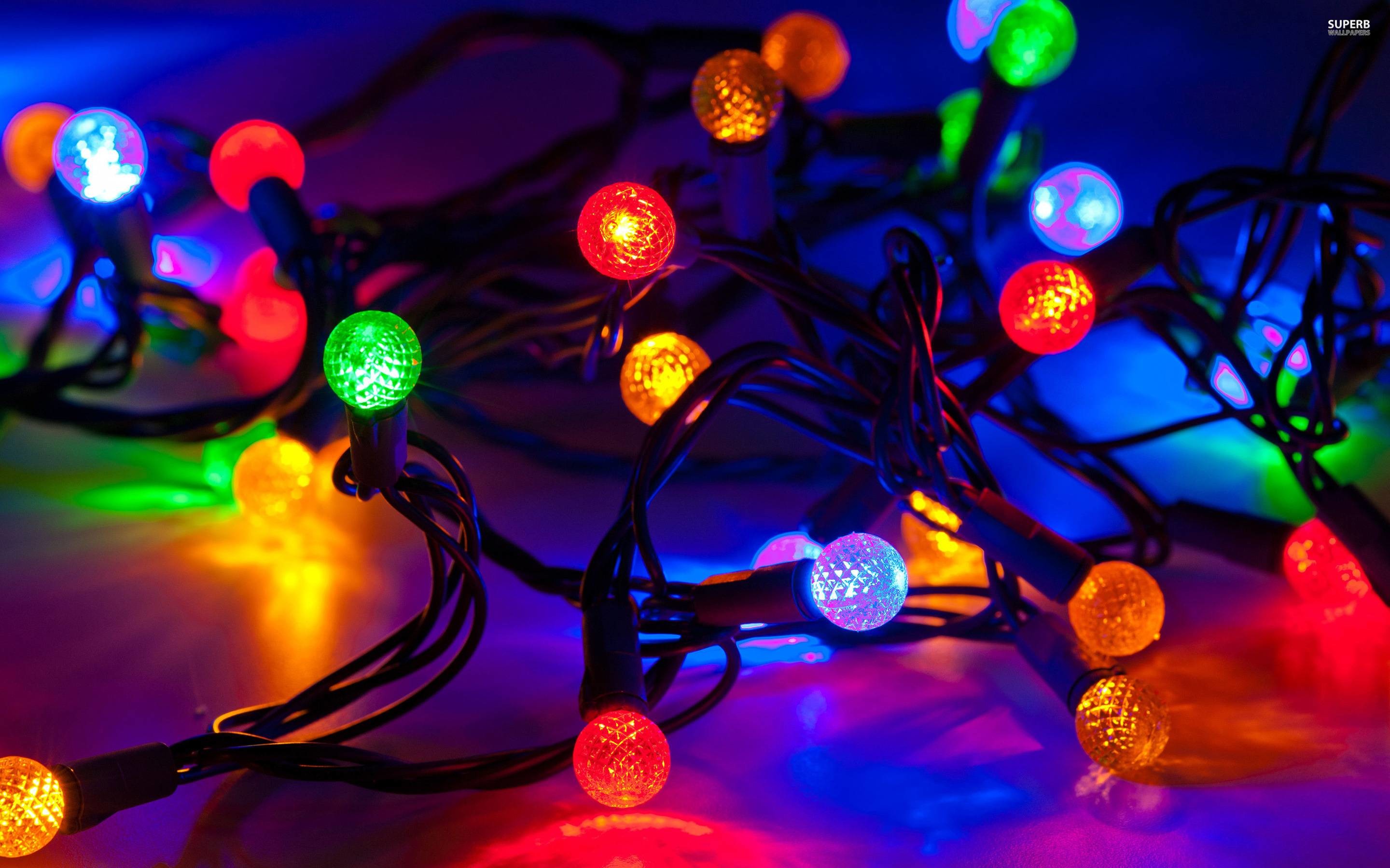 open colorful led christmas lights powerpoint templates images free download