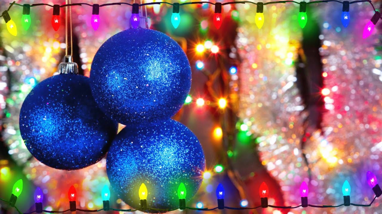 fancy triple blue balls christmas lights desktop wallpapers free backgrounds, ornament