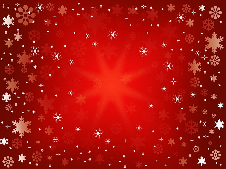 abstract snowflakes christmas background 