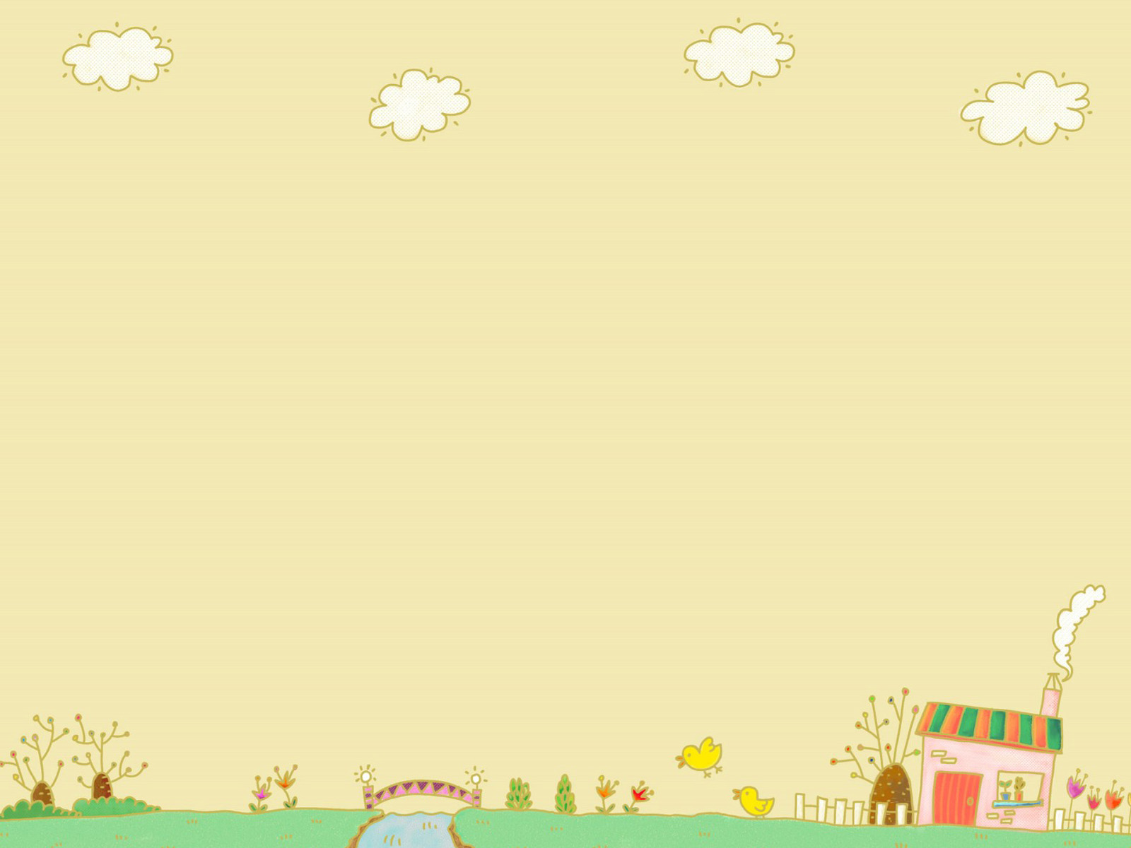 cute painting home garden farm drawing slide background