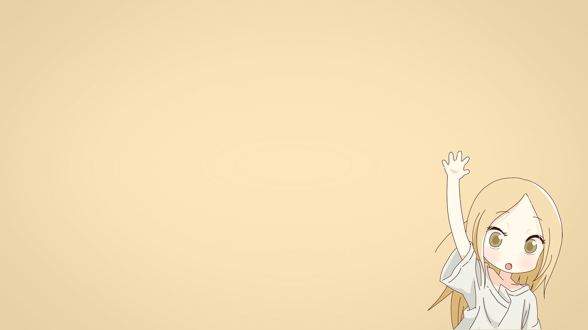 cute yellow background anime terbaru free ppt background