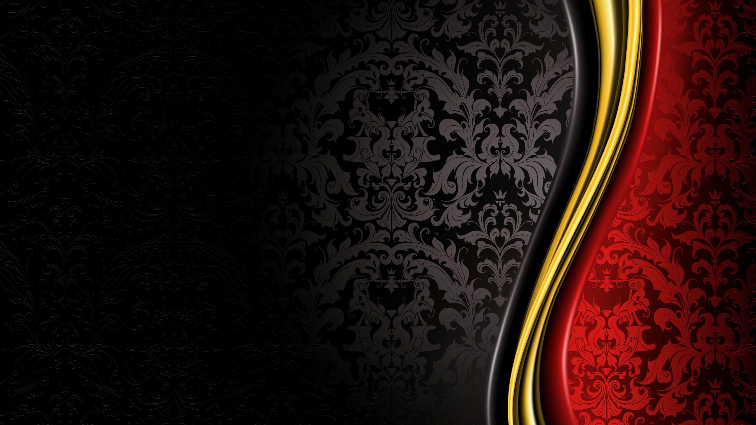 abstract, pattern, Red and black color elegant desktop background
