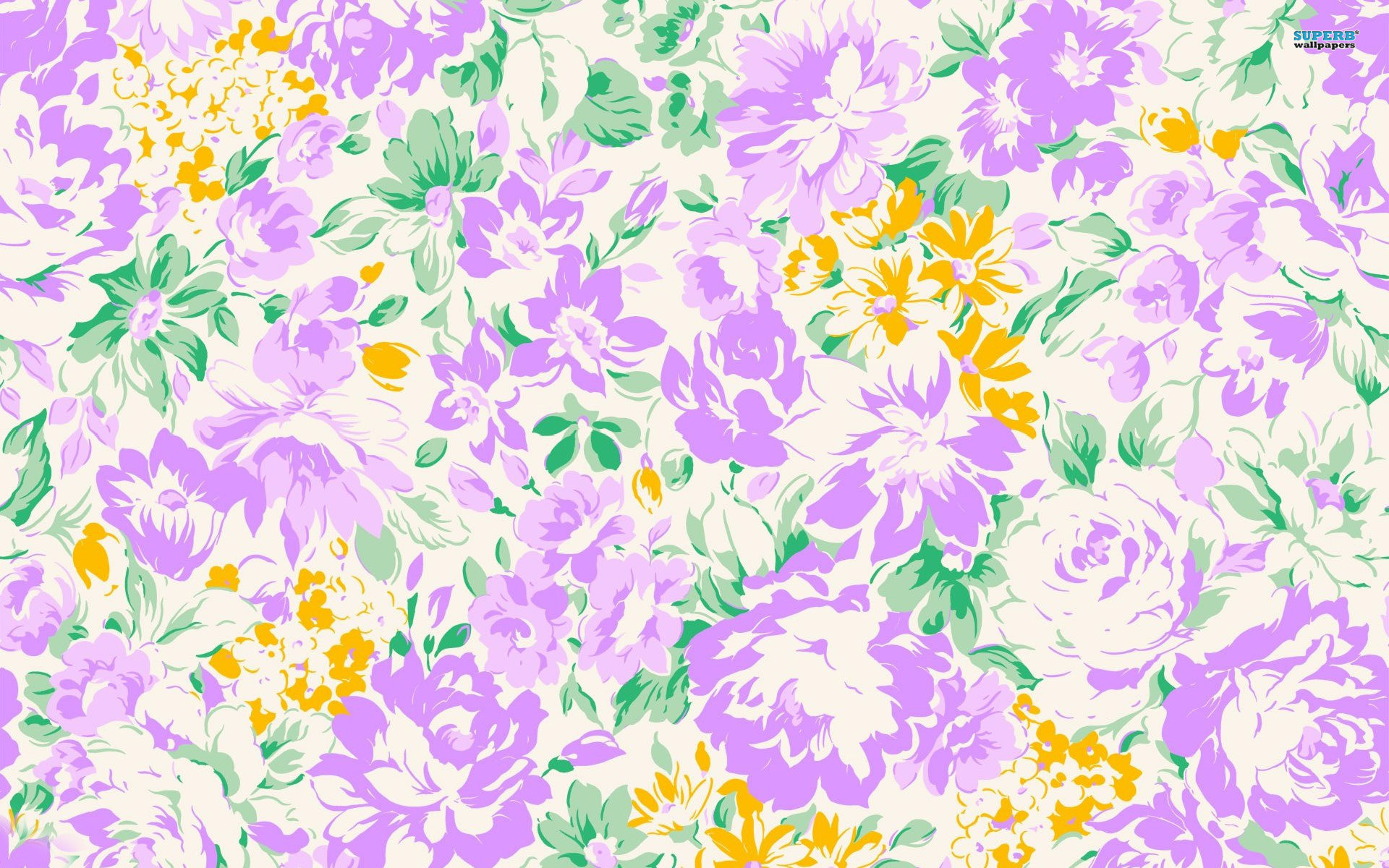 purple floral ppt background 