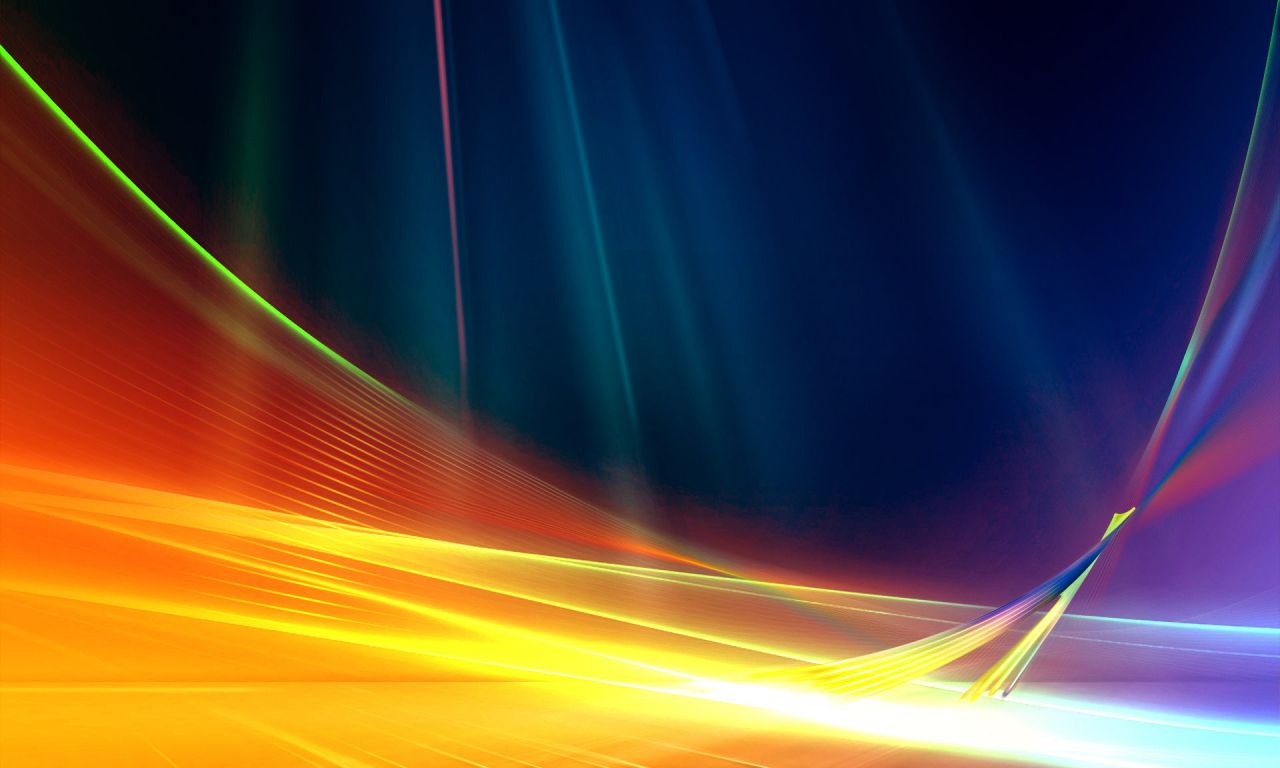 free aurora colorful wave design free ppt background