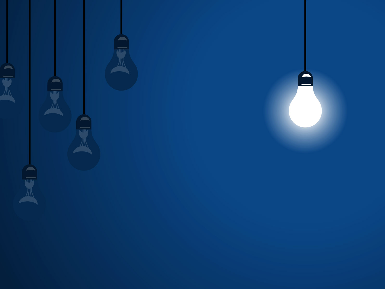 free hanging bulbs lamps powerpoint background