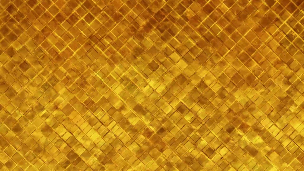 square pattern gold ppt backgrounds