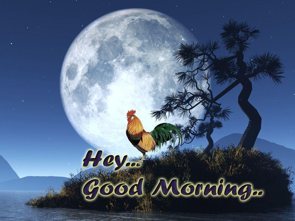 Good morning background picture free download message with moon background