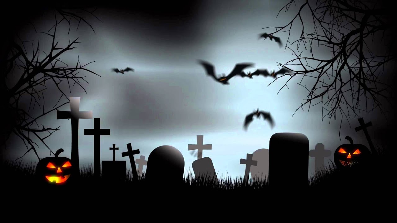 cross, christian, graveyard, halloween ppt background