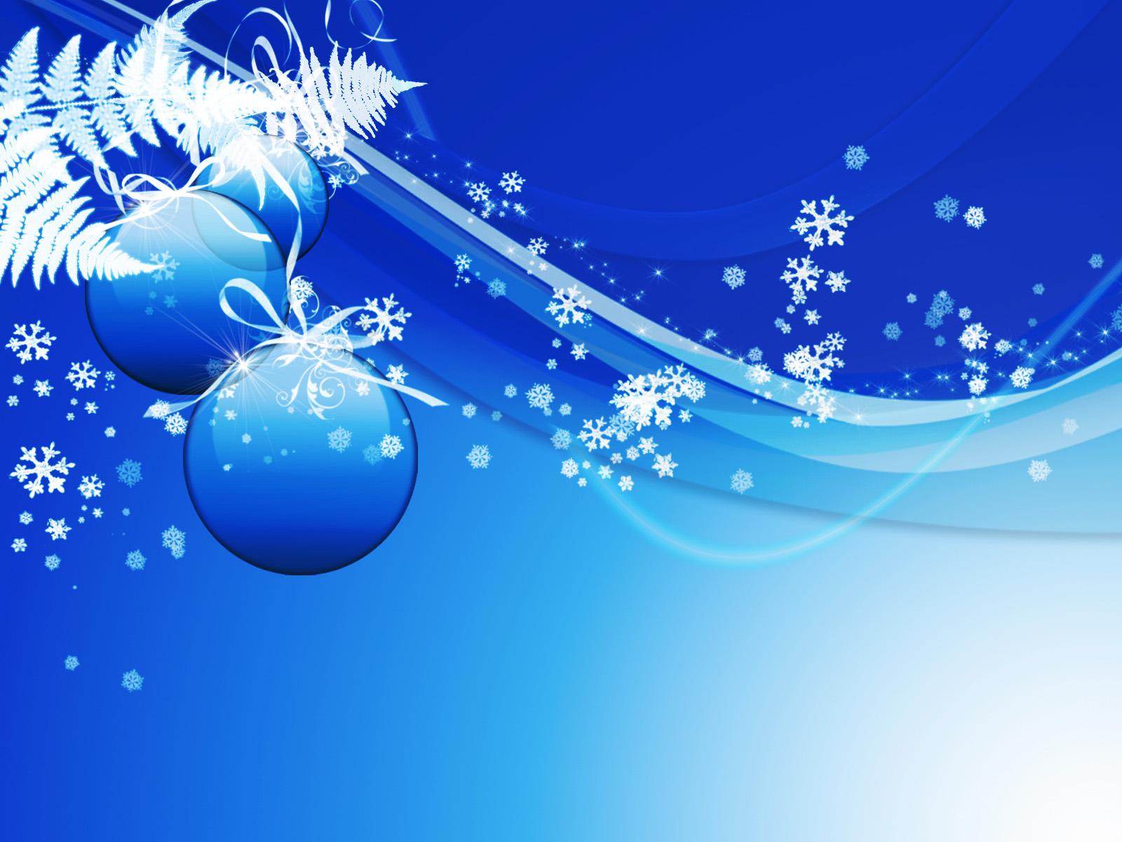 holiday blue christmas ppt backgrounds 