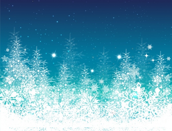 stylish snowflakes holiday powerpoint background