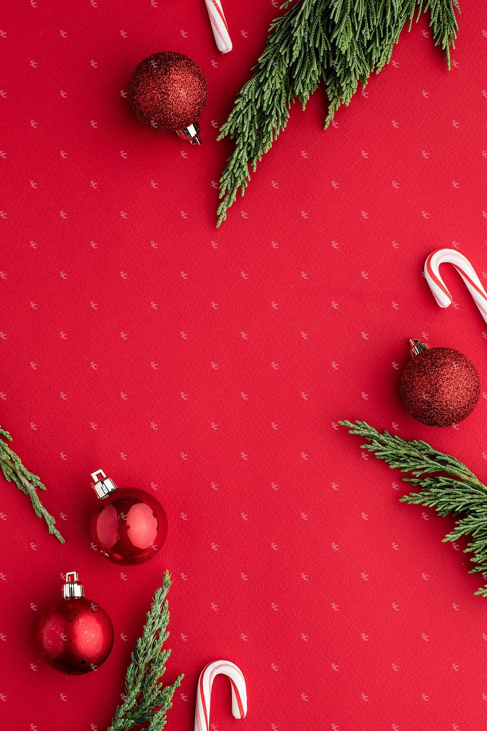 walking stick styled holiday wallpaper