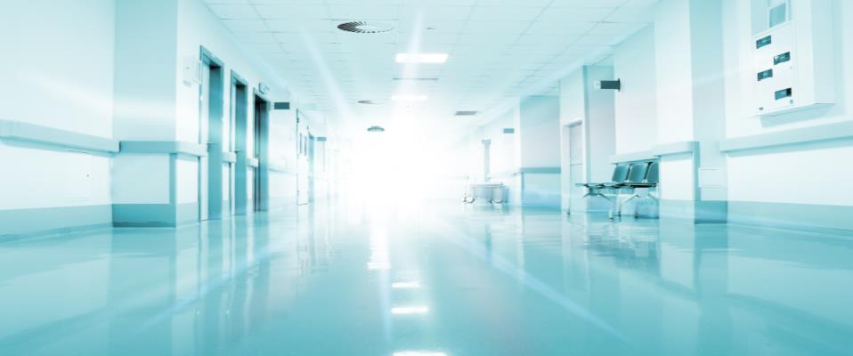 Light reflective hospital background hd photos, corridor 