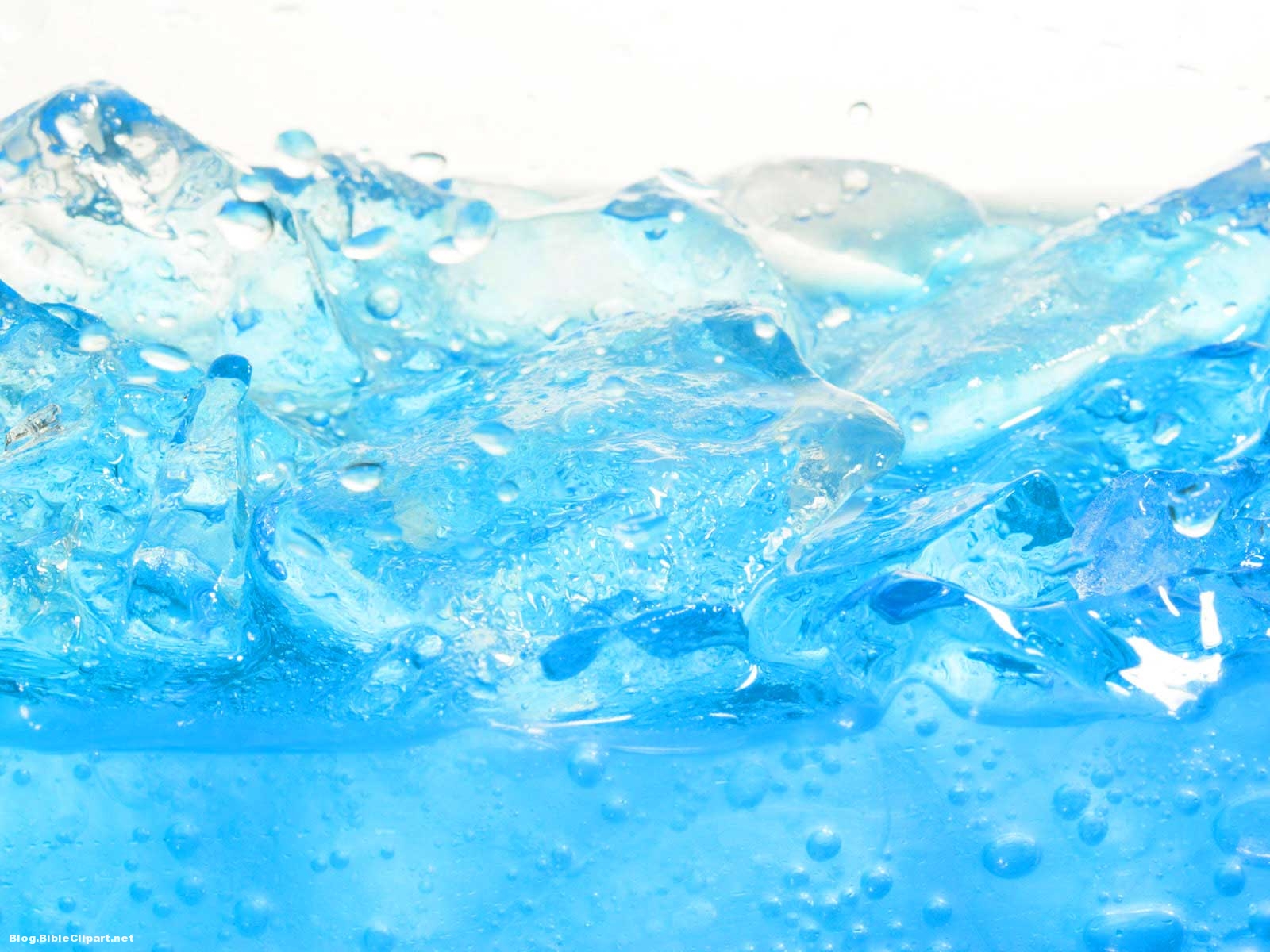 ice water background