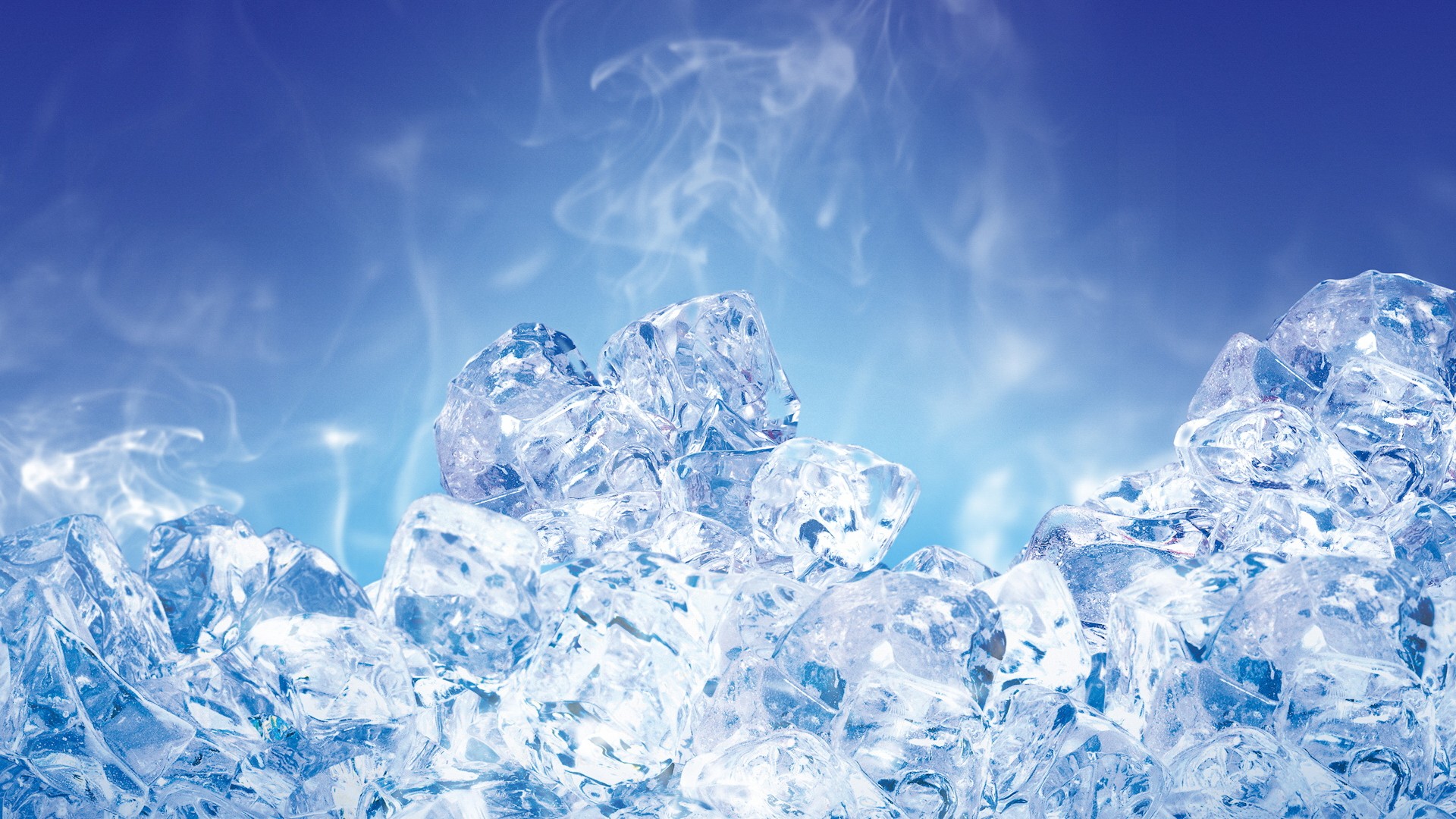 winter, Frozen, crystal ice cube wallpaper