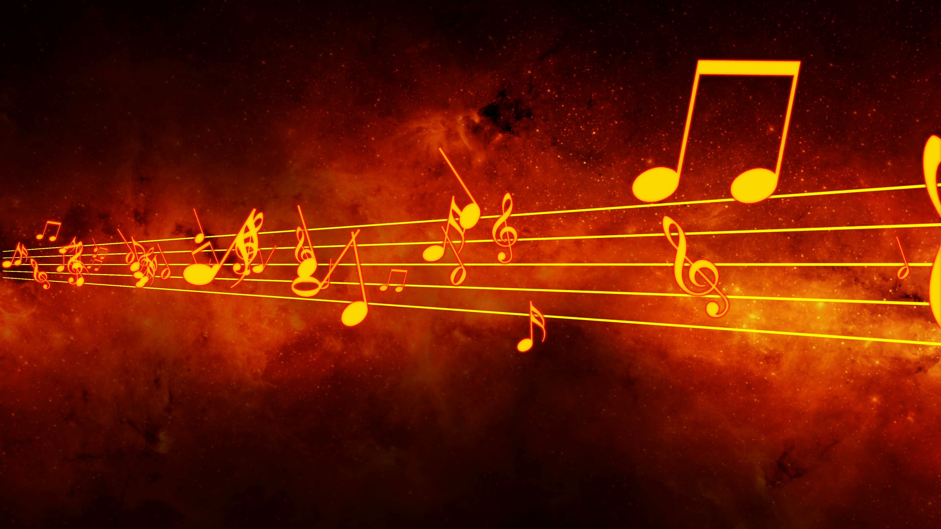 Red quality music ppt background images, notes 