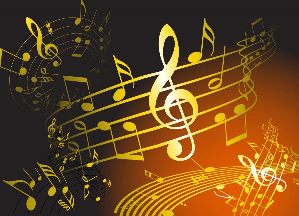 Beautiful music notes wallpaper hd picture