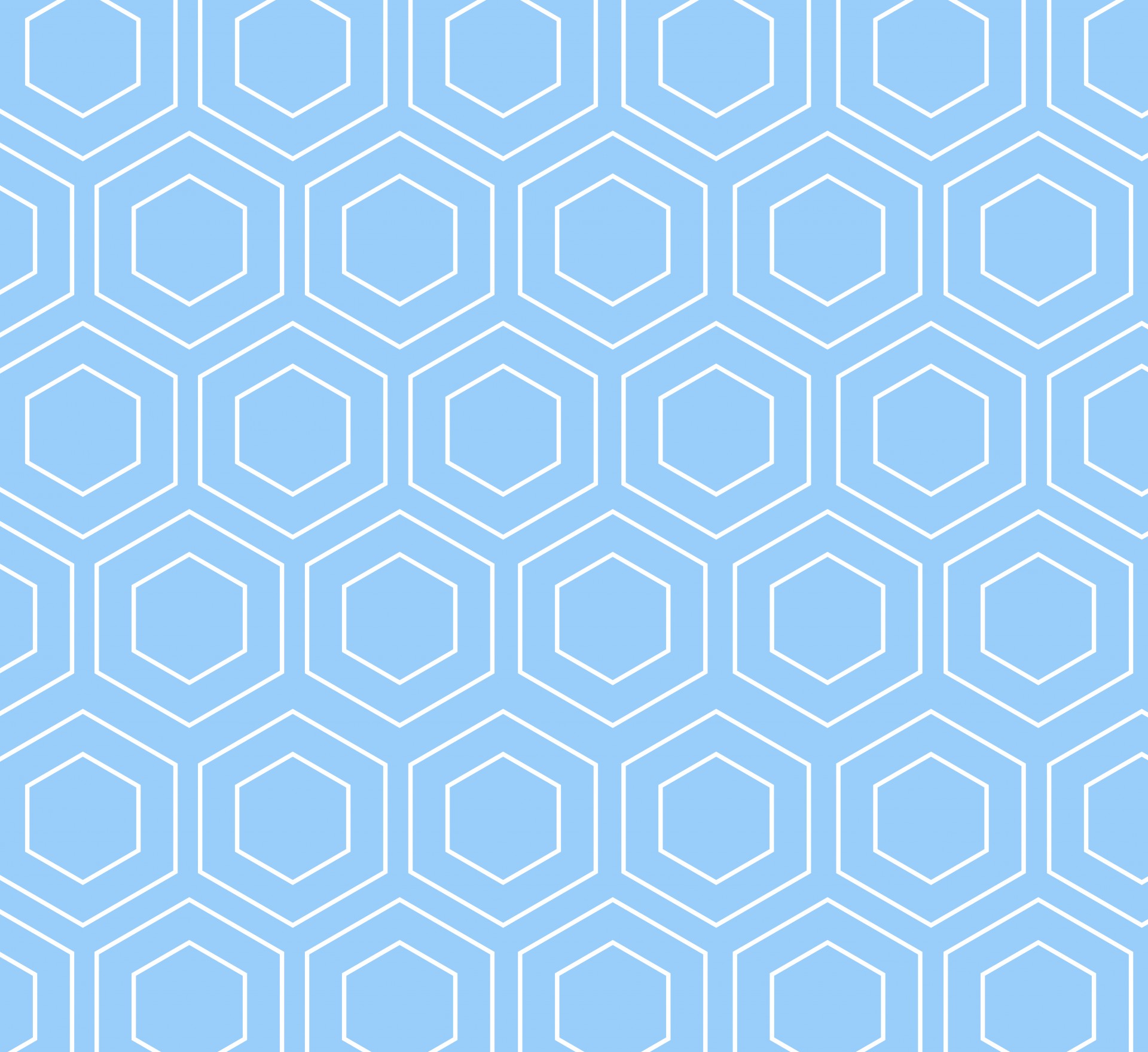 Blue geometric pattern wallpaper