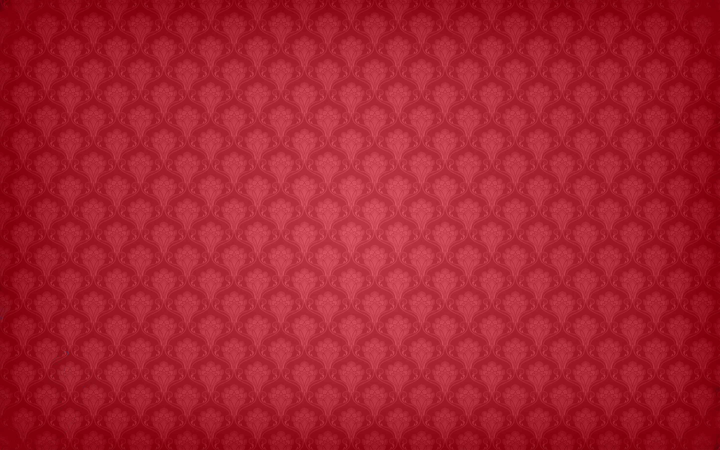 Red floral pattern powerpoint background