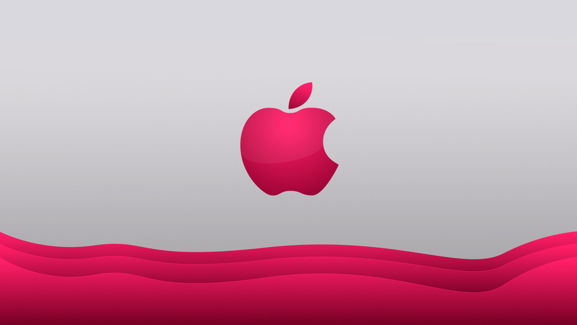 IPhone logo in pink color ppt background
