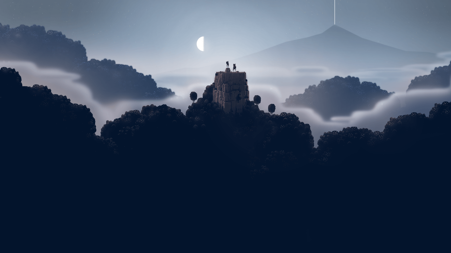 quality pixel art Castle background