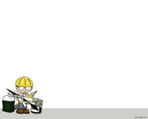 engineer construction worker slide background