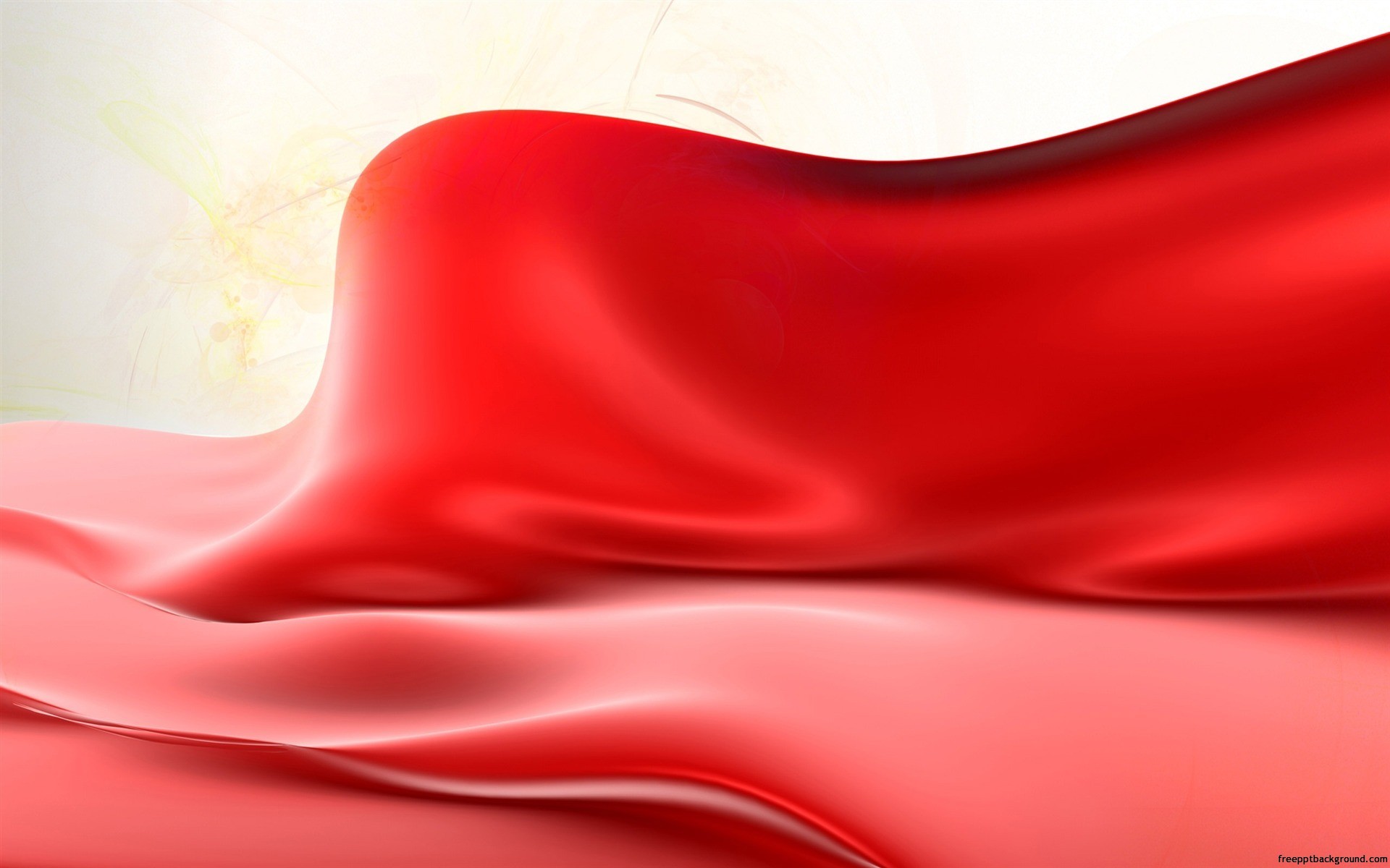 red white romantic bed sheet wave background powerpoint
