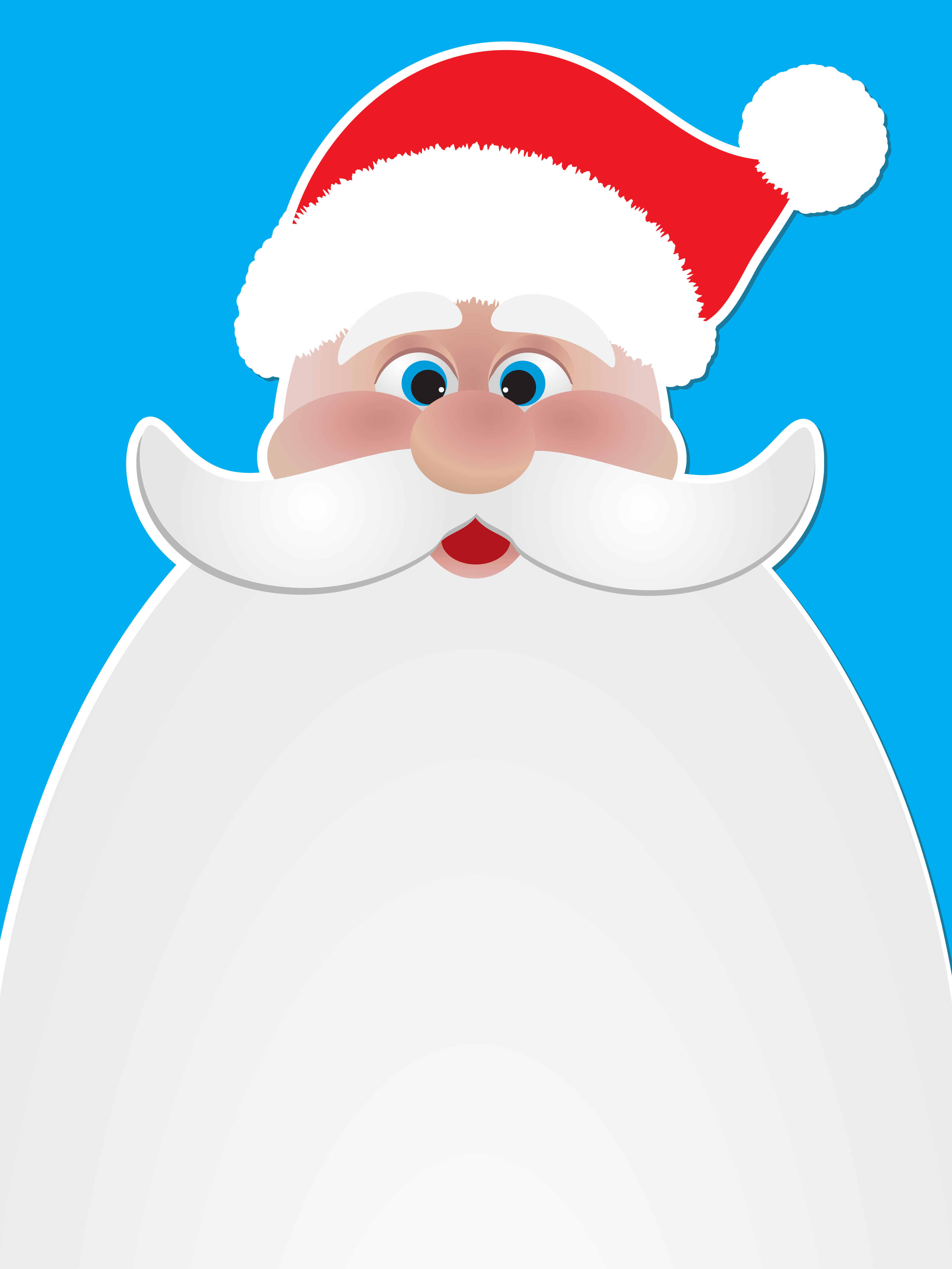 Cartoon Bearded santa claus hd free download