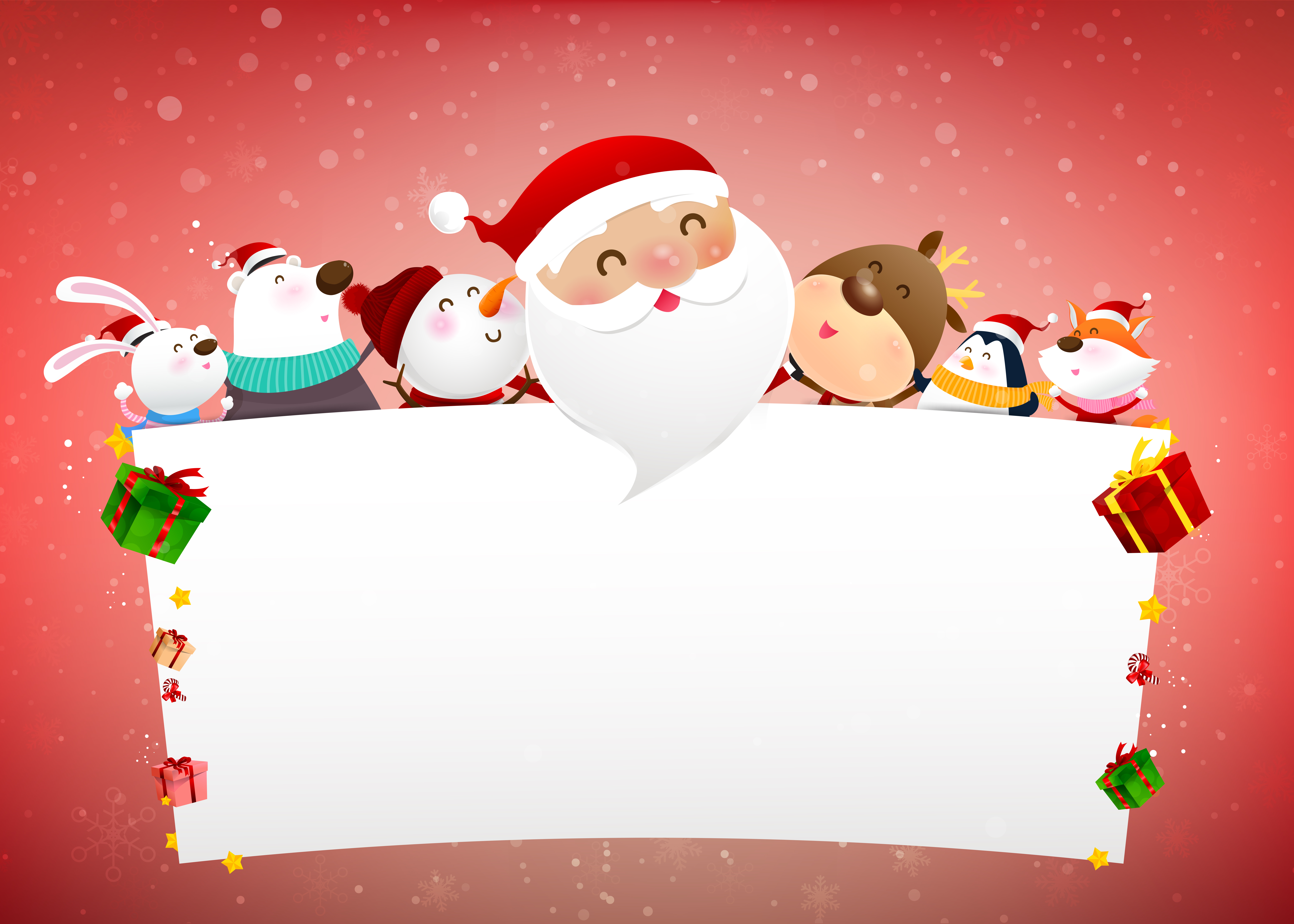christmas snowman santa claus powerpoint background download, animals, cartoon smile