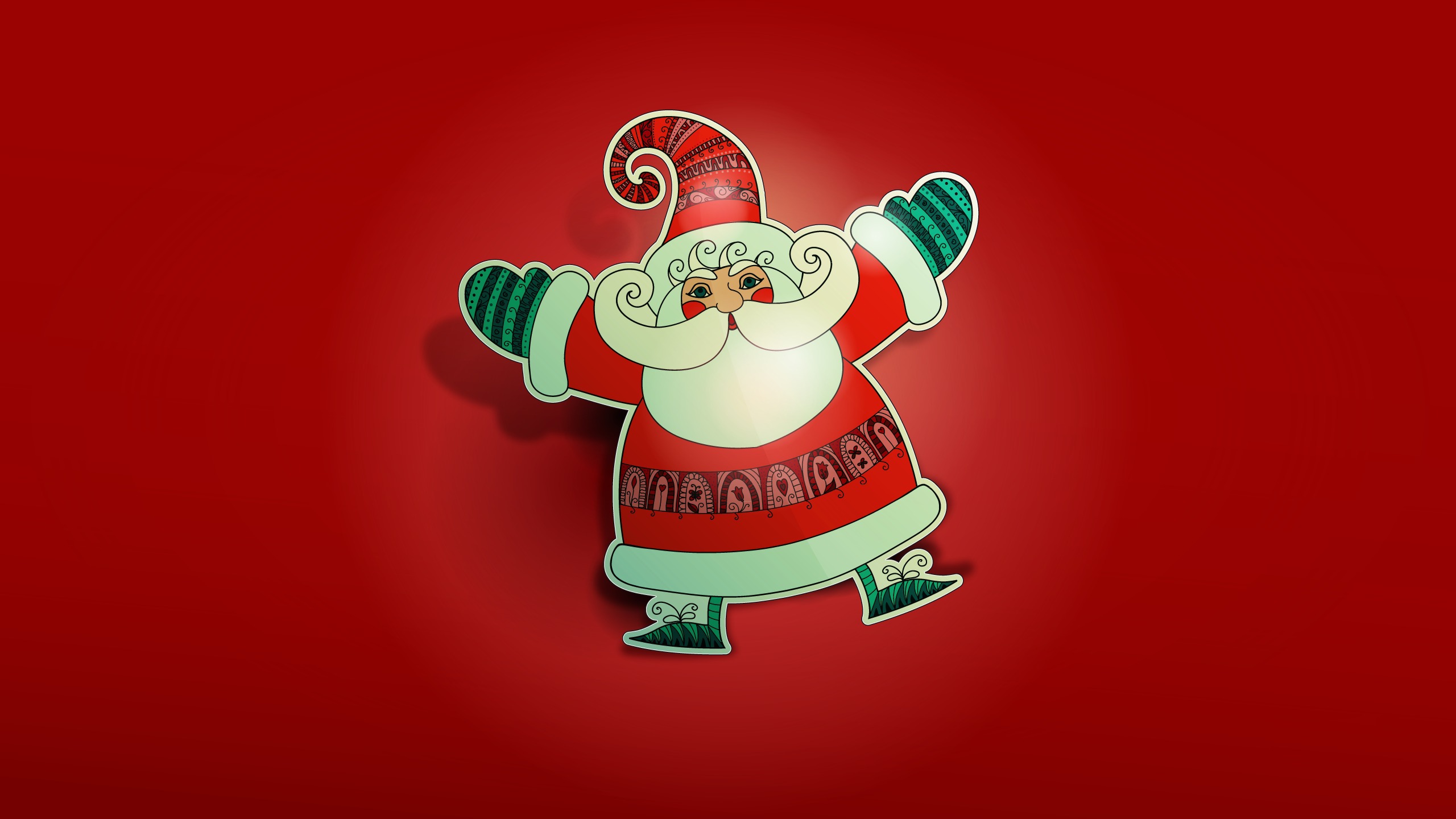 Puppet santa claus background hd images