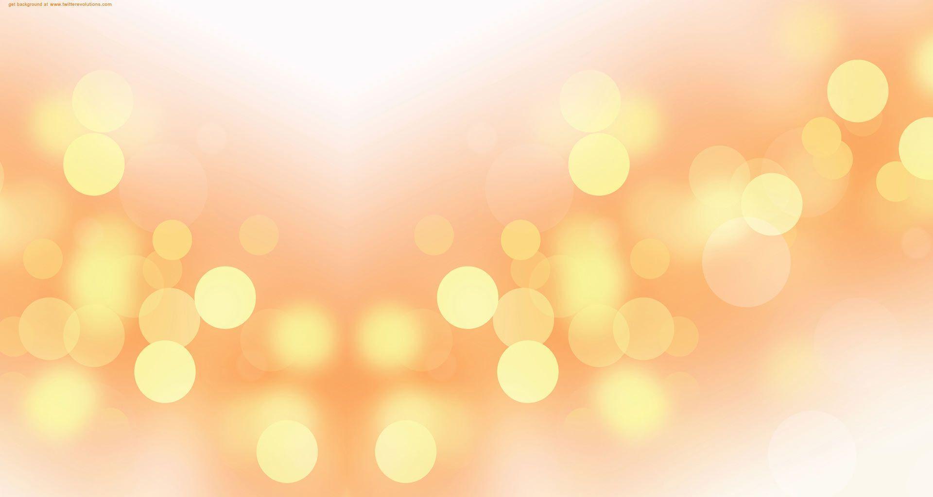 yellow blurred lights simple ppt background 