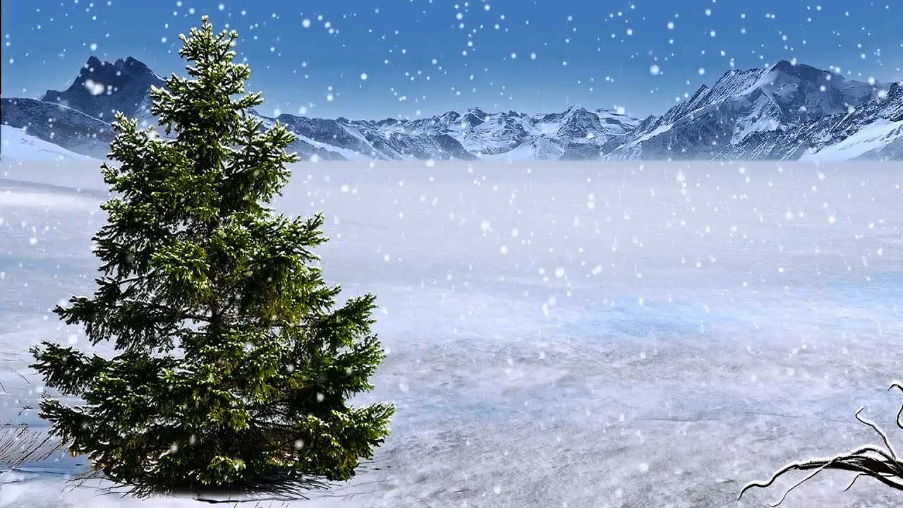 artificial winter snow powerpoint backgrounds images