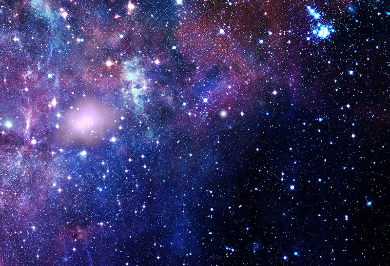 bright stars Space ppt background 