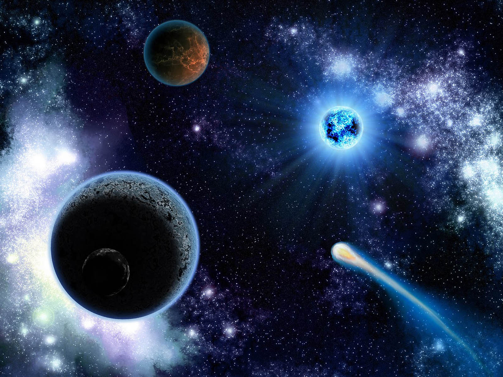planets and Space powerpoint background #4033