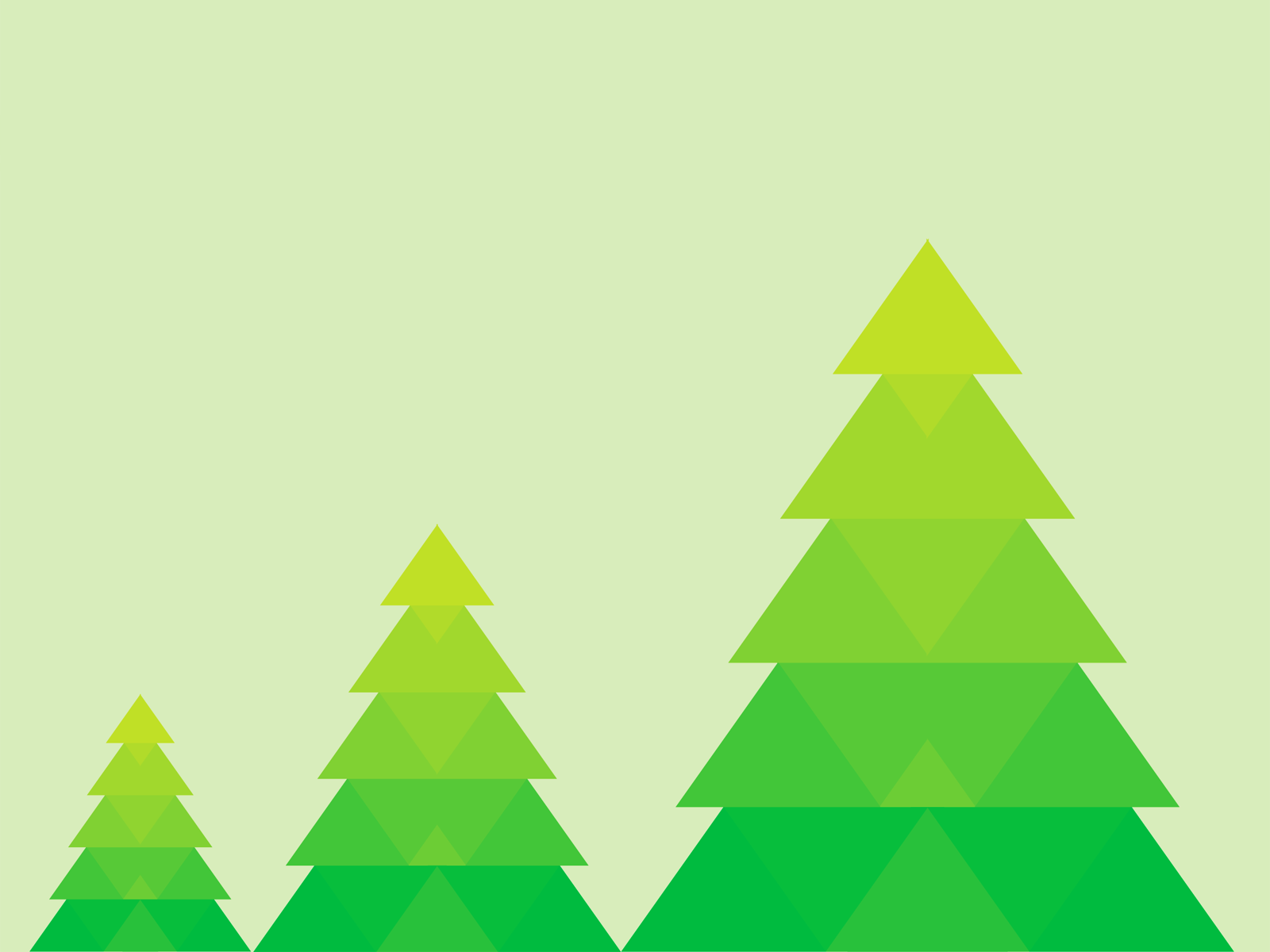 green christmas pine tree background powerpoint