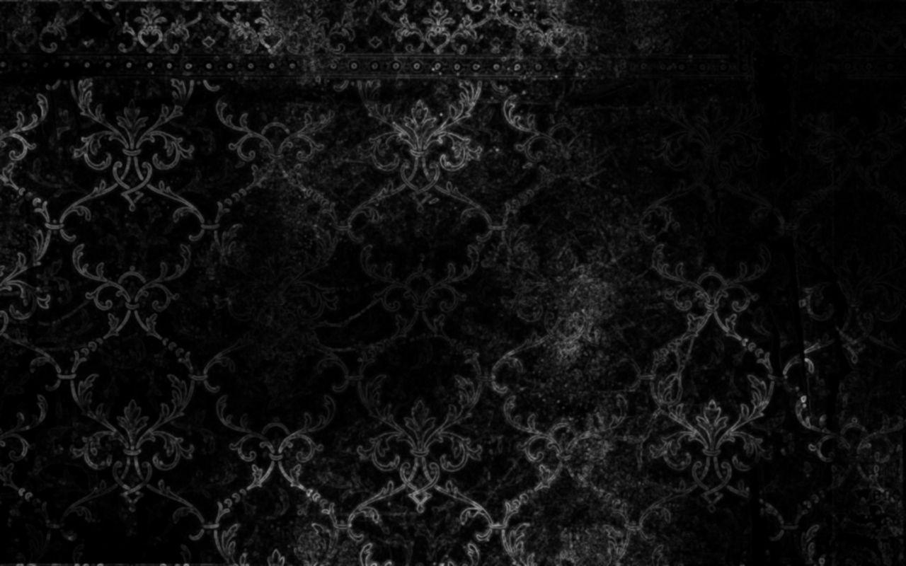 dark black victorian picture ppt background 