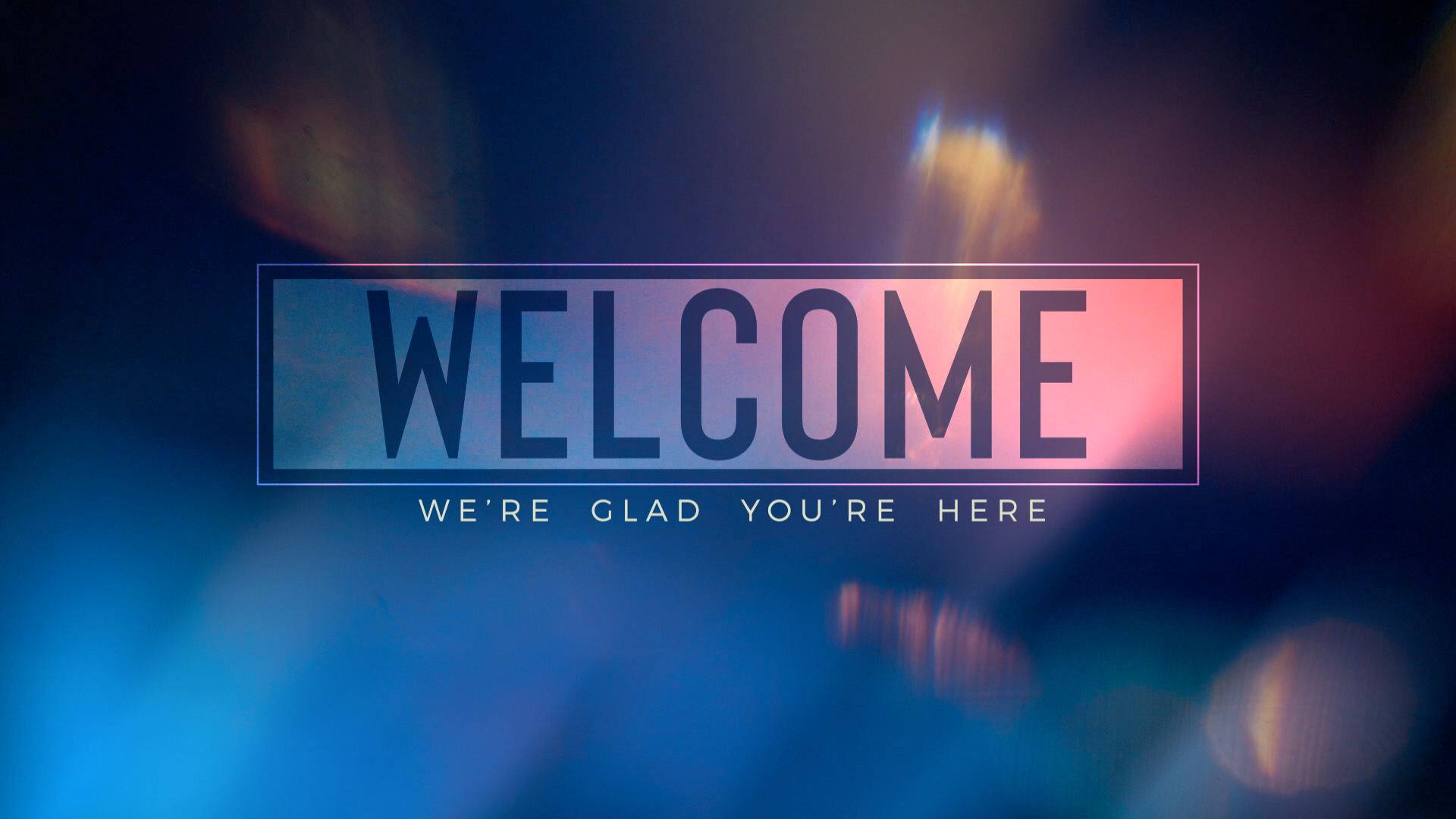 Welcome hd background wallpaper with light flashing pattern