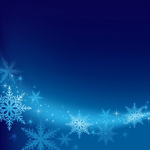 brilliant snowflakes winter vector backgrounds